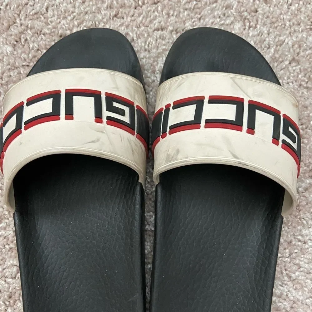 Men’s Gucci Nastro Sport Rubber Sandals